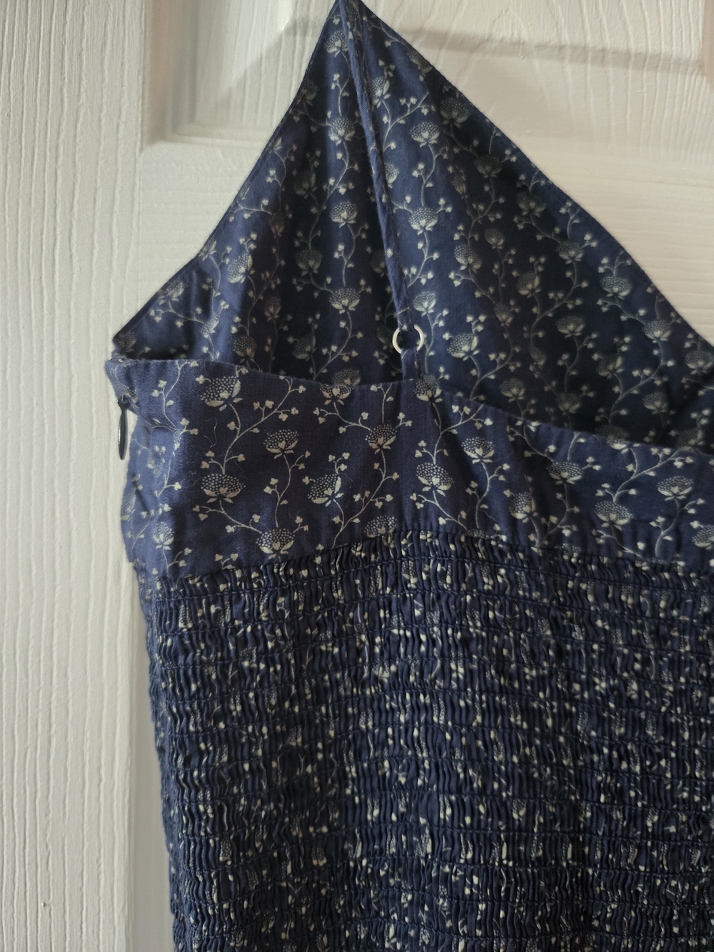 Ralph Lauren Navy Blue Floral Mini Dress
